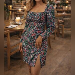 Pretty little thing floral dress size 10